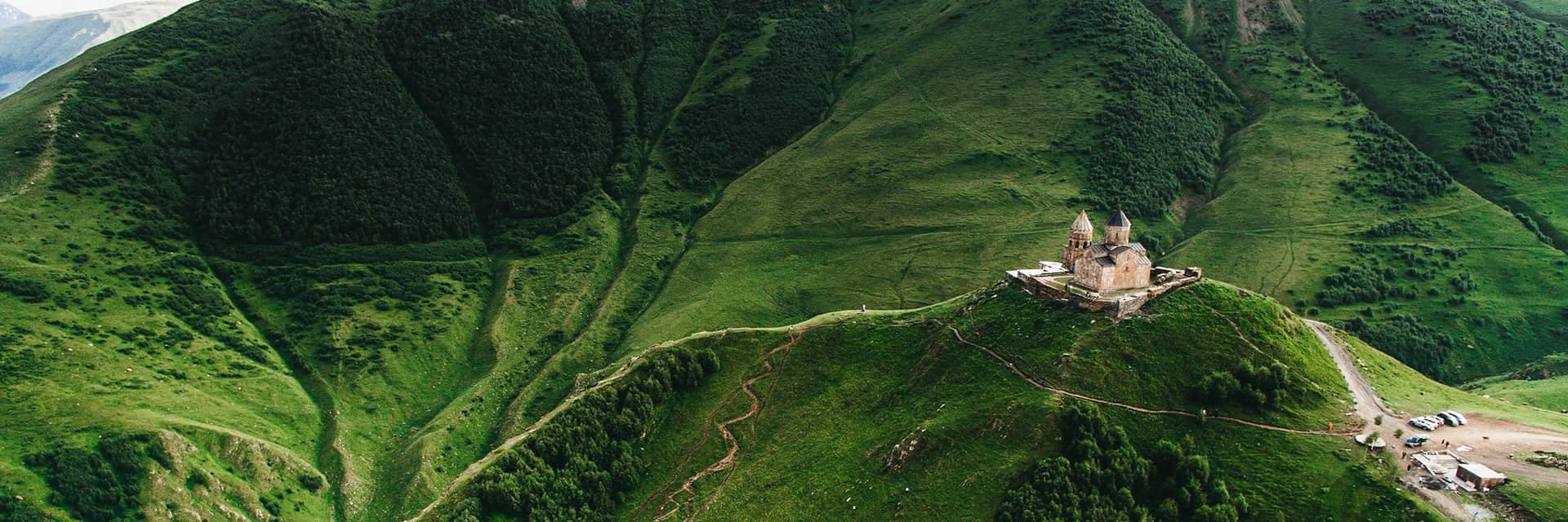 Castle in Georgian Mountains